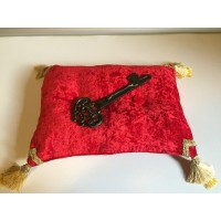 Ceremonijalno jastuče Crveni pliš
